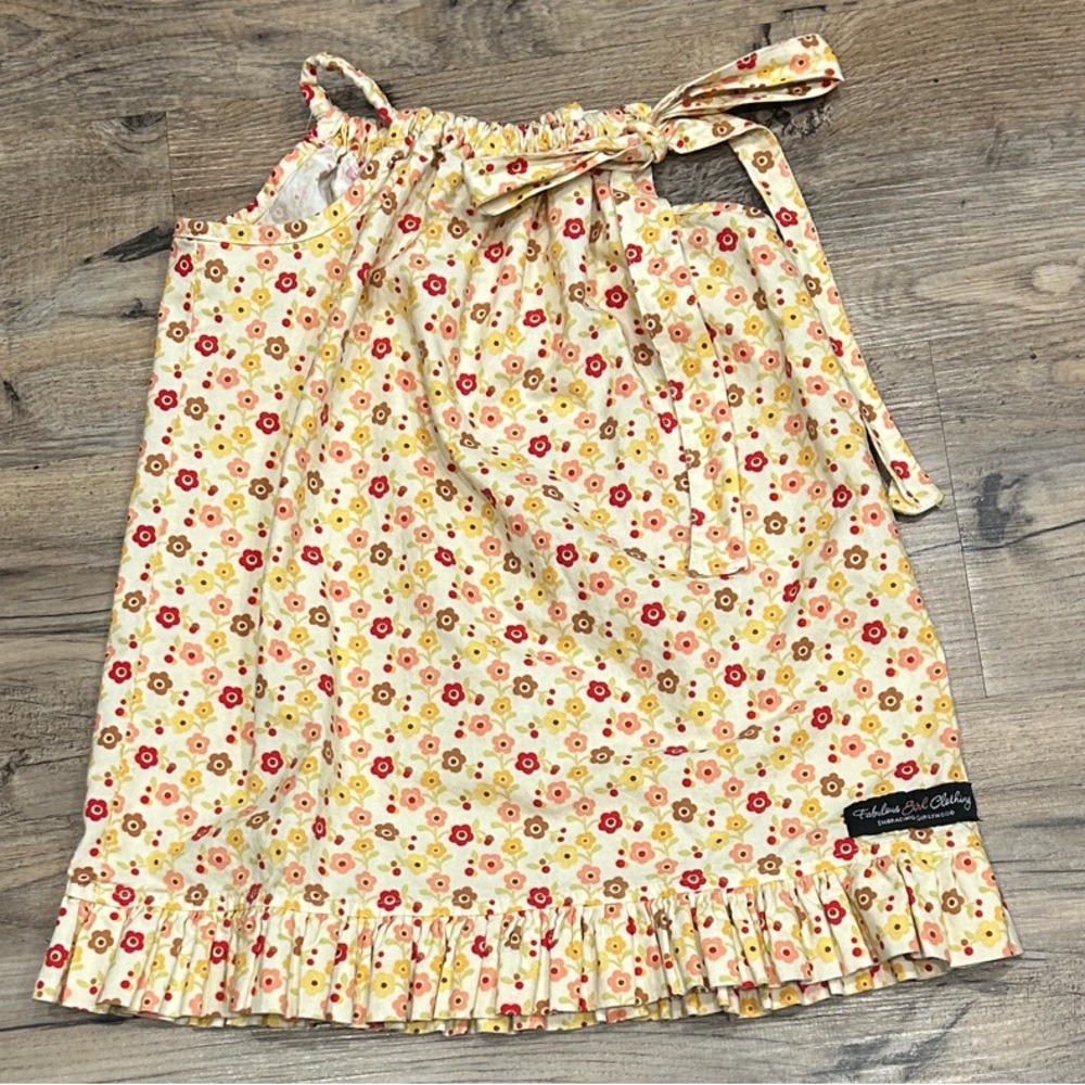 Fabulous Girl Clothing Floral Sleeveless Dress with Bow
